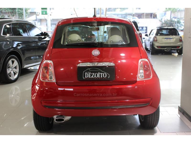 FIAT - 500 - 2012/2013 - Vermelha - R$ 43.900,00